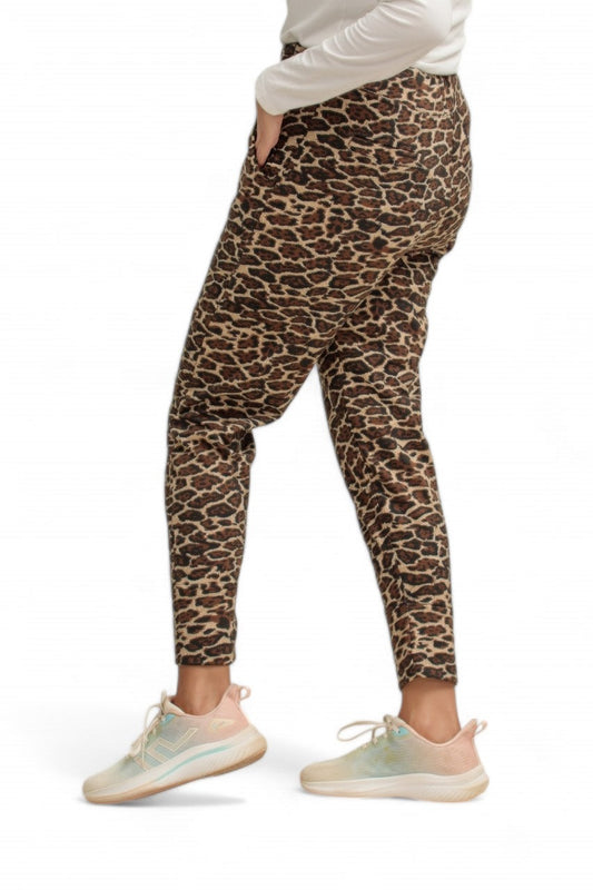 Pantalon imprimé guépard de qualité supérieure