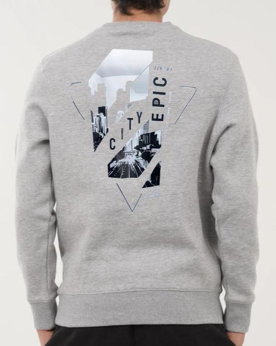 Printed Epic City Sweatshirt Men