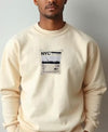 Sweat-shirt imprimé NYC pour hommes