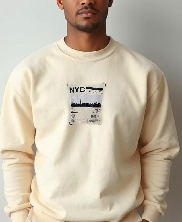 Printed NYC Sweatshirt Men