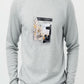 Sudadera estampada Sleepless para hombre