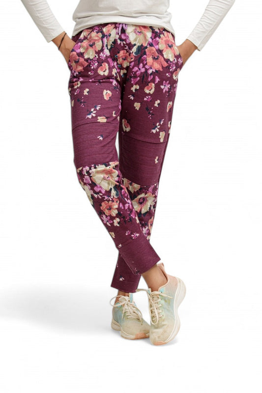 Pantalon imprimé fleuri de qualité supérieure