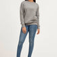 Sweat-shirt en polaire gris