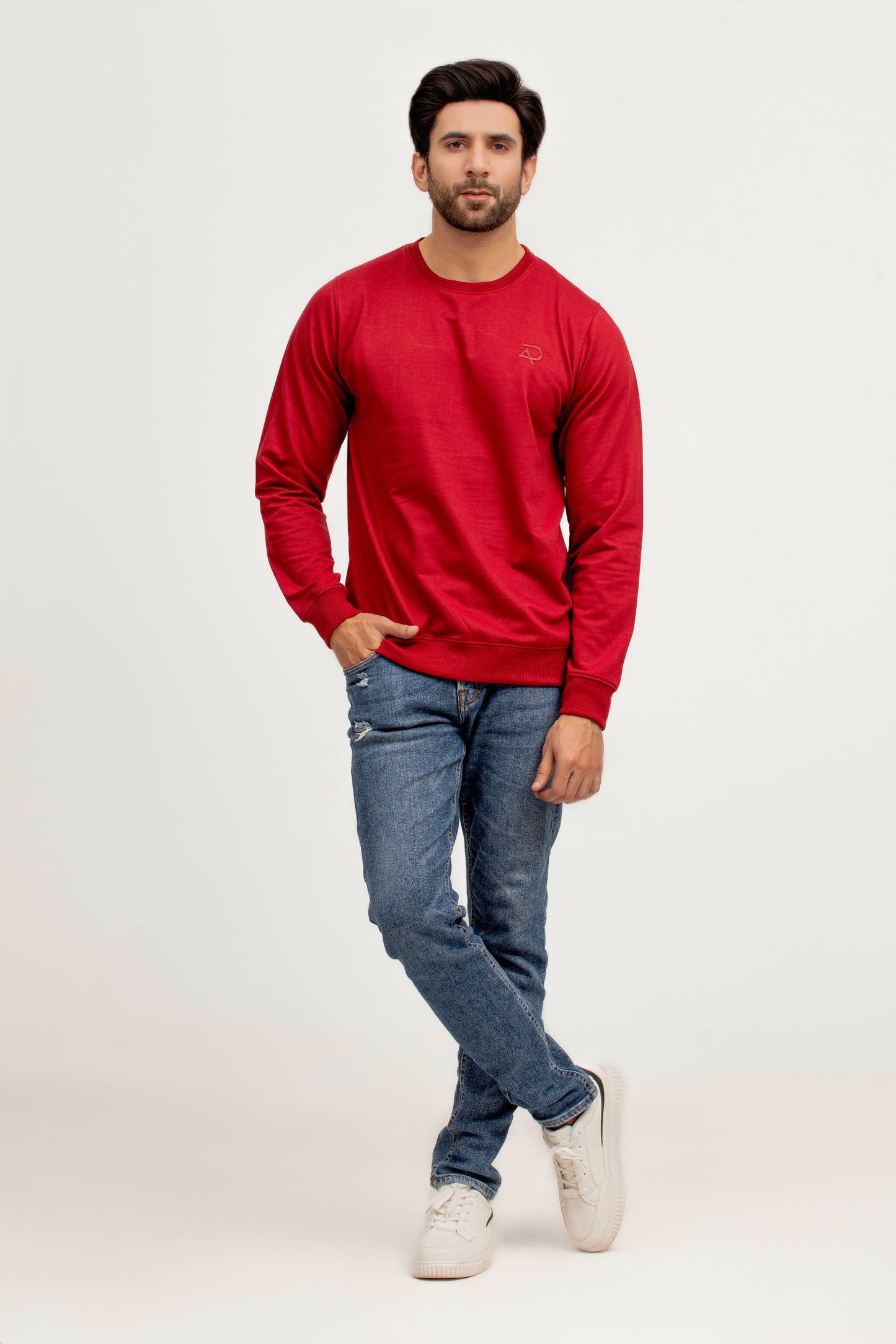 Sweat-shirt bordeaux