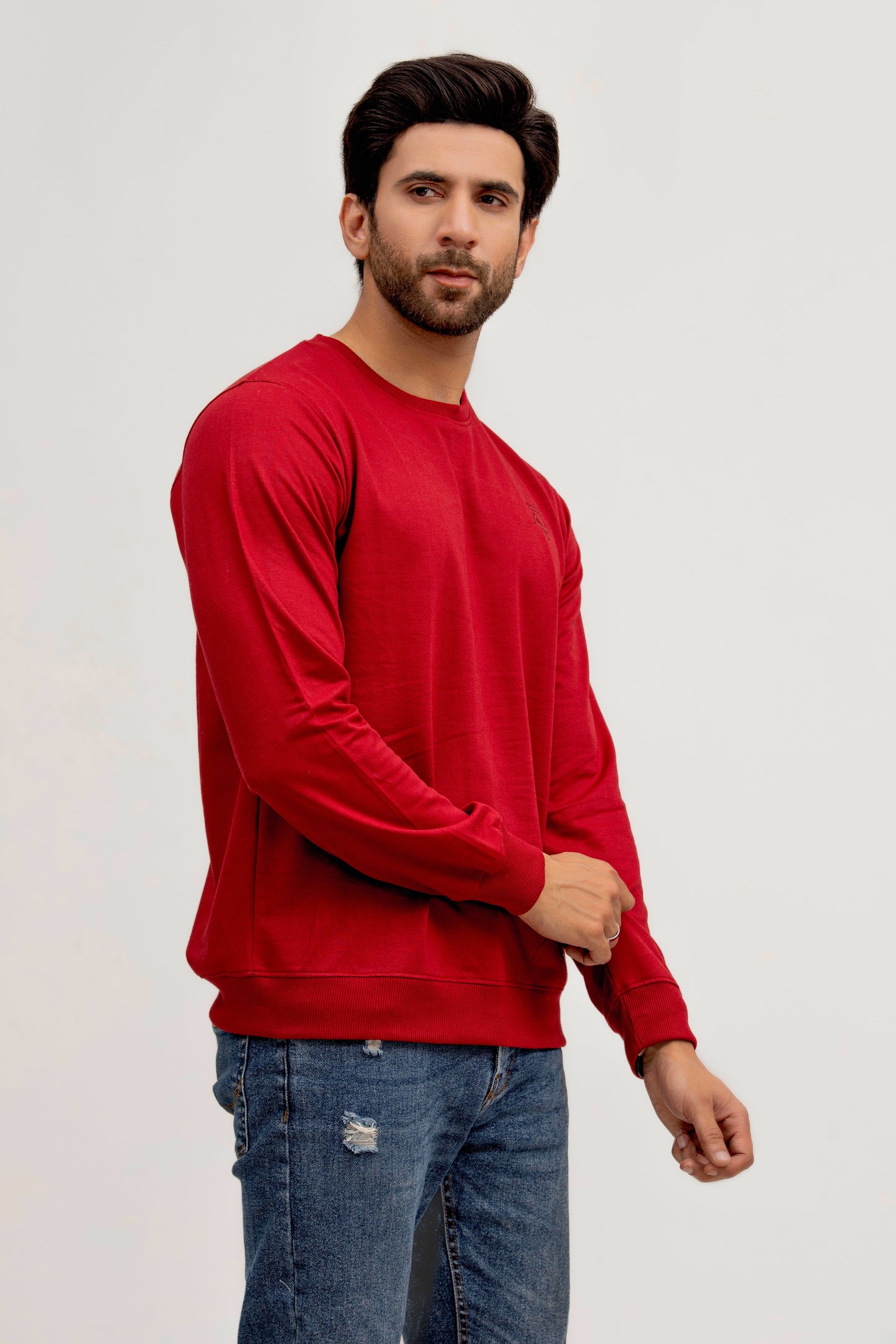 Sweat-shirt bordeaux