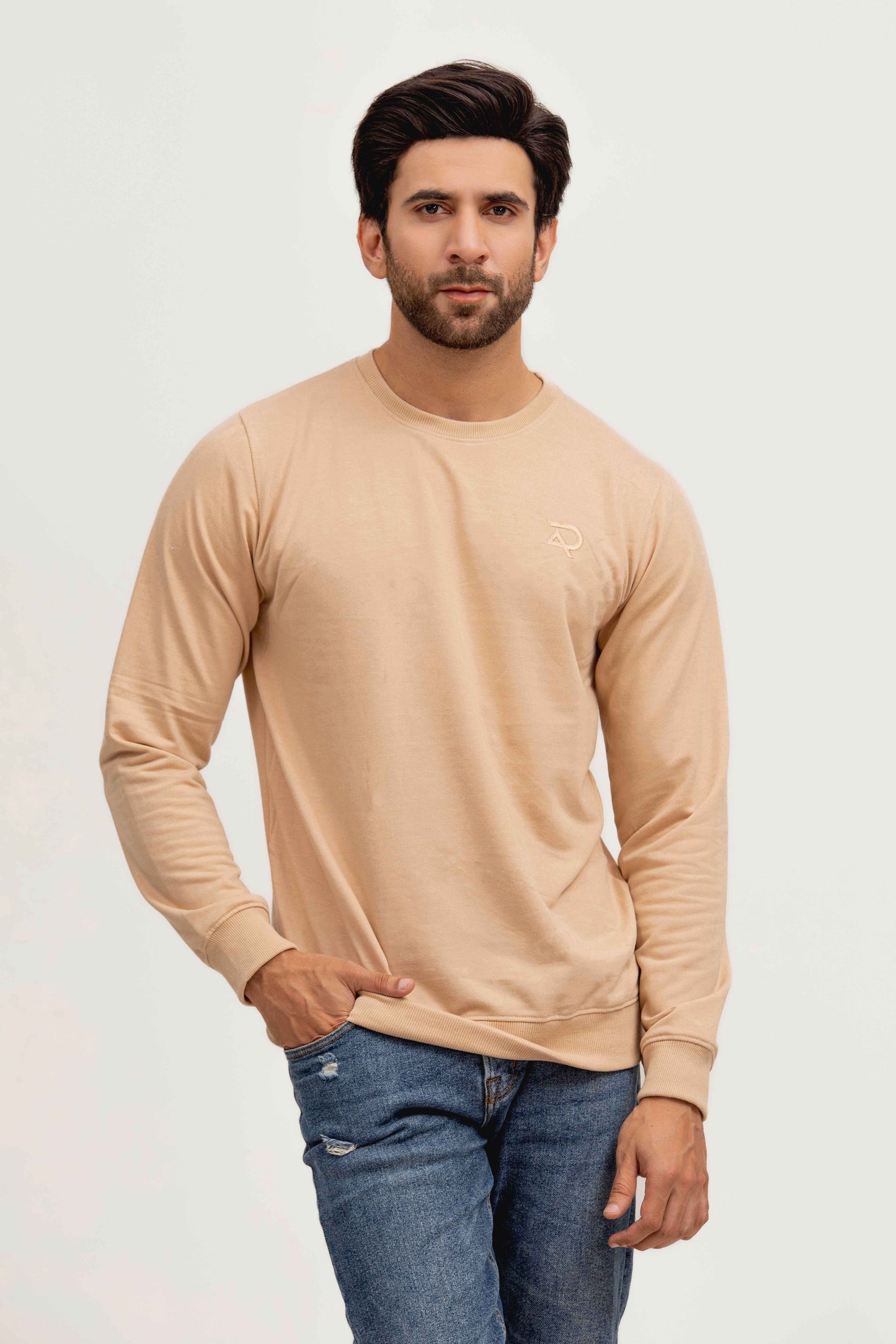 Sweat-shirt crème