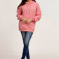 Sudadera con capucha rosa claro