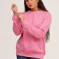 Sudadera rosa bebé