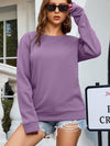 Plain Sweatshirt Lavender