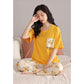 Pocket Flower Mustard Pj Siut