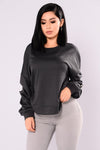 Sweat-shirt uni anthracite