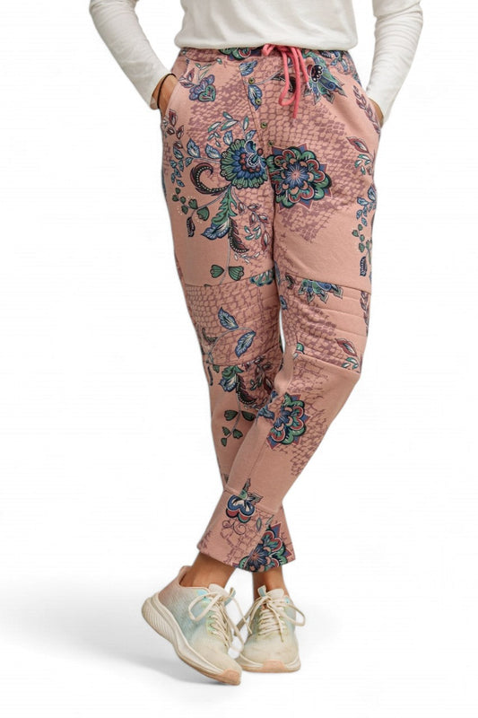 Pantalon imprimé fleuri de qualité supérieure