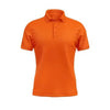 Camiseta tipo polo color naranja