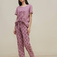 Love Sleep Printed Night Suit